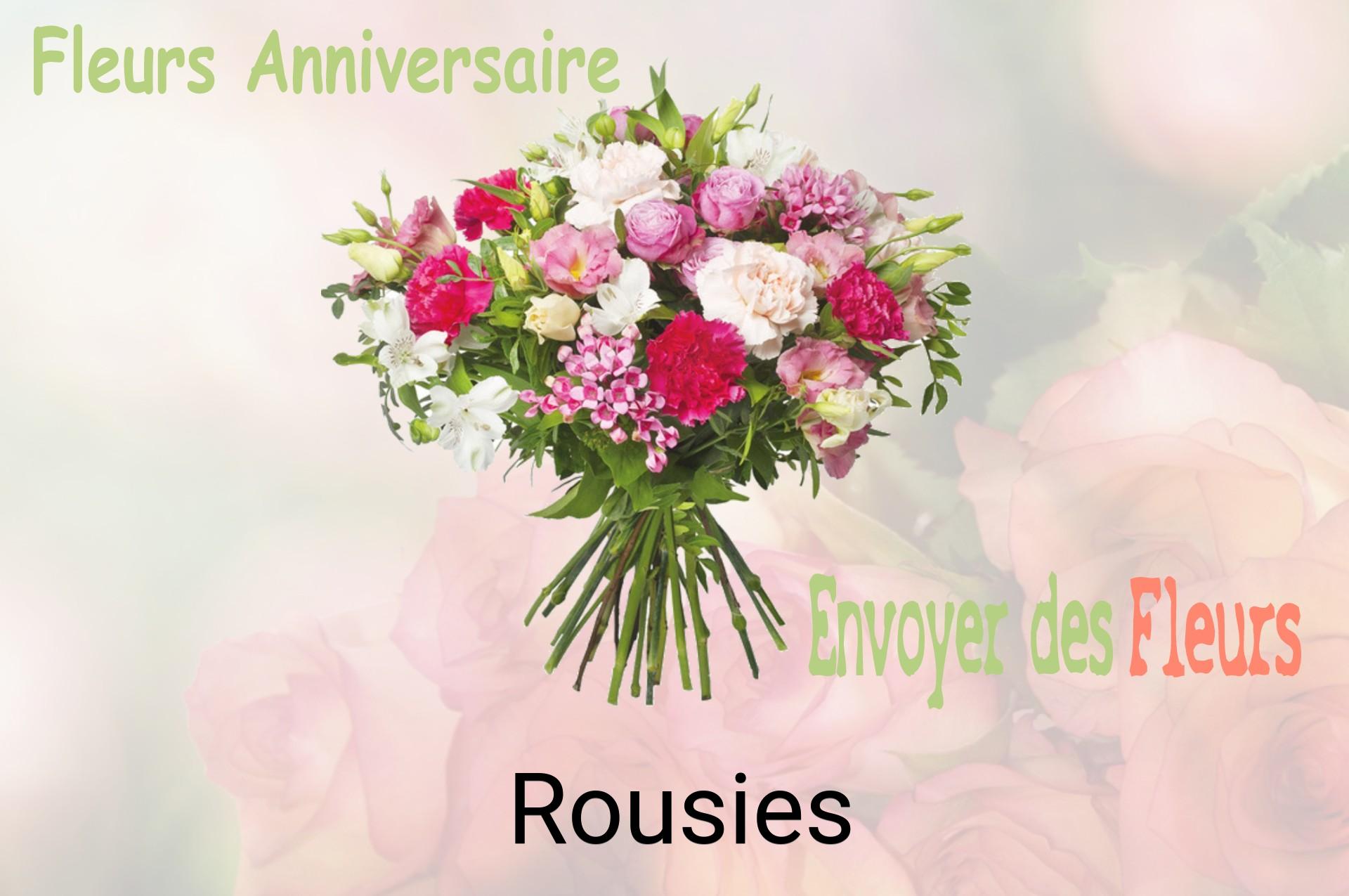 Bouquet de fleurs d’anniversaire livré à Rousies